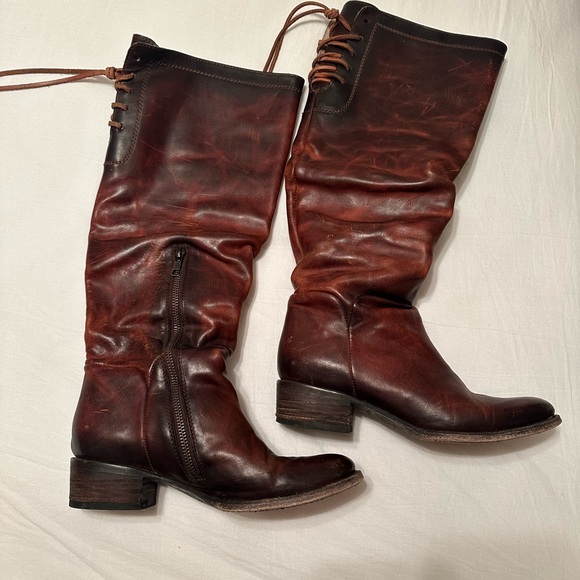 FREEBIRD By Steven Cognac Chapo Side Zip Boots. - Picture 1 of 8
